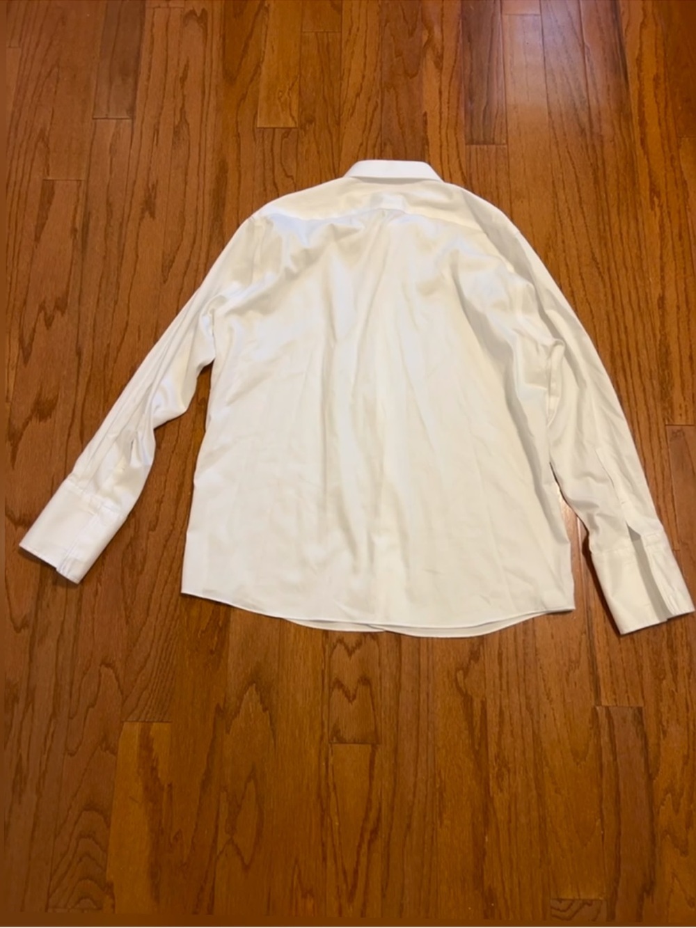 Michael Kors XL White Button Down Shirt Regular Fit Airsoft Stretch - Picture 3 of 9